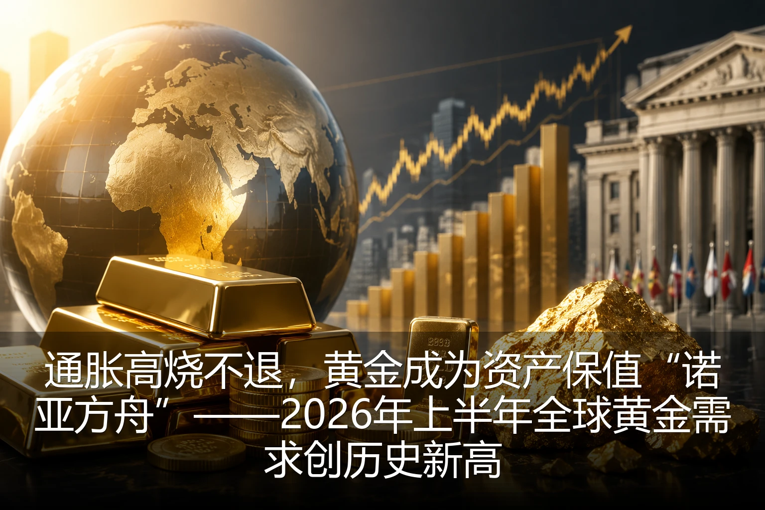 通胀高烧不退，黄金成为资产保值“诺亚方舟”——2026年上半年全球黄金需求创历史新高