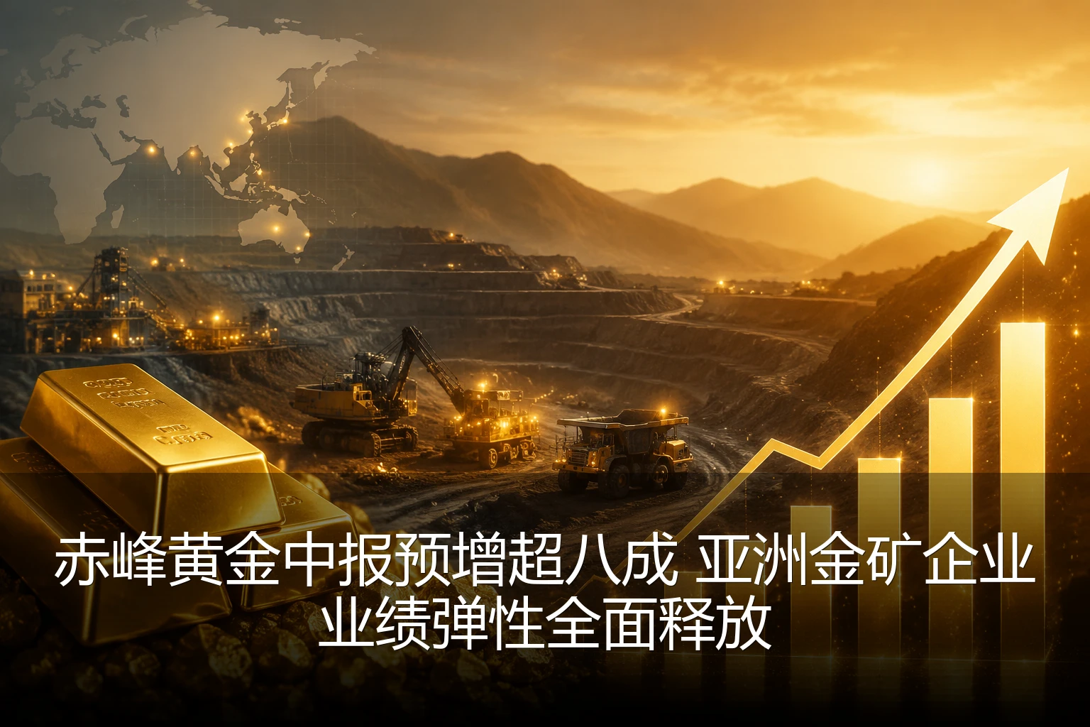 赤峰黄金中报预增超八成 亚洲金矿企业业绩弹性全面释放