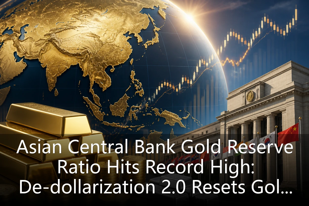Asian Central Bank Gold Reserve Ratio Hits Record High: De-dollarization 2.0 Resets Gold and Silver Pricing Anchors