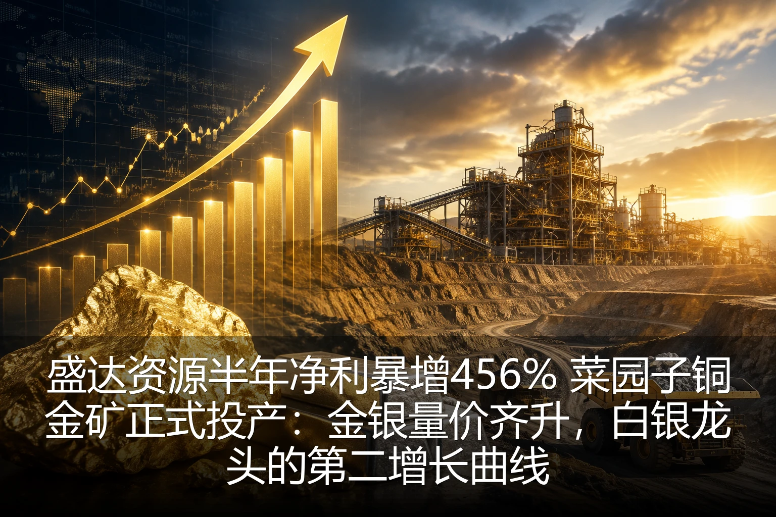 盛达资源半年净利暴增456% 菜园子铜金矿正式投产：金银量价齐升，白银龙头的第二增长曲线